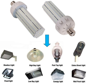 High Lumen LED Corn Bulb E39 Retrofit Lamp Outdoor Street <strong>Light</strong> Replacement for Post Top Fixtures