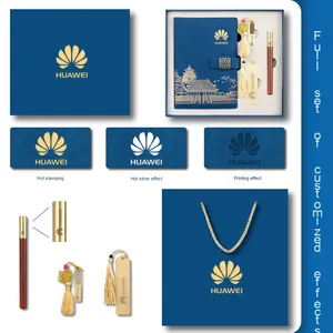 Tùy Chỉnh Cấm Thành Phố Phong Cách Hộp Quà Tặng Đẹp 0.5 Mm Kim Loại Xu Hướng Quốc Gia Máy Tính Xách Tay Thiết Lập Bút Bi Cho Giáo Viên Của - Product Image 4