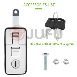 Sıkıştırma mandalı endüstriyel kamyon karavan kiti alet kutusu kilit kamyon kamp römorku kilit paneli itme sıkıştırma kilidi - Product Image 3