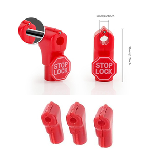 Peg Hook Lock Red Stop Lock Diebstahls ichere Sicherheits hakens chlösser für Peg board Slat Wall <span class=keywords><strong>Display</strong></span> <span class=keywords><strong>Hooks</strong></span>