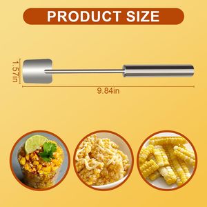 2025 yeni mısır kesici mısır Cob soyucu mısır Cob paslanmaz çelik Splitter aracı mutfak için ergonomik saplı - Product Image 6