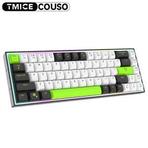Tmice Hall Effect แป้นพิมพ์แม่เหล็กแบบมีปุ่มกด68ปุ่ม tkl คีย์บอร์ดสำหรับเล่นเกม RGB แบบมีสายขนาดกะทัดรัด - Product Image 1