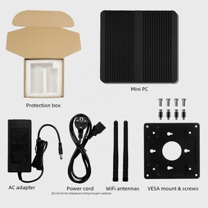 HLY Firewall Router Mini Pc Pfsense Ubuntu Quad Core J4125 N5105 Cpu 4 Gigabit Lan RJ45 Barebone Mini <strong>Computer</strong> <strong>System</strong> <strong>Unit</strong> - Product Image 6
