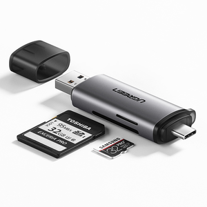 Rj45 USB Mini kart okuyucu USB C USB 3.0 bellek kart okuyucu adaptörü harici kamera fotoğraf için çok akıllı kart okuyucu - Product Image 2