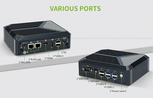 Lüfter loser dünner Kompakt computer J6412 CPU Mini-PC Quad Core Win 11 Embedded PC mit 2xHD - Product Image 3