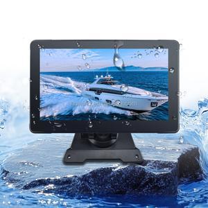 Monitor de coche de pantalla táctil antiestática impermeable IP67 de 7 pulgadas-HD alto brillo, entrada CVBS de 2 canales, voltaje amplio de 9-36V para camión - Product Image 1