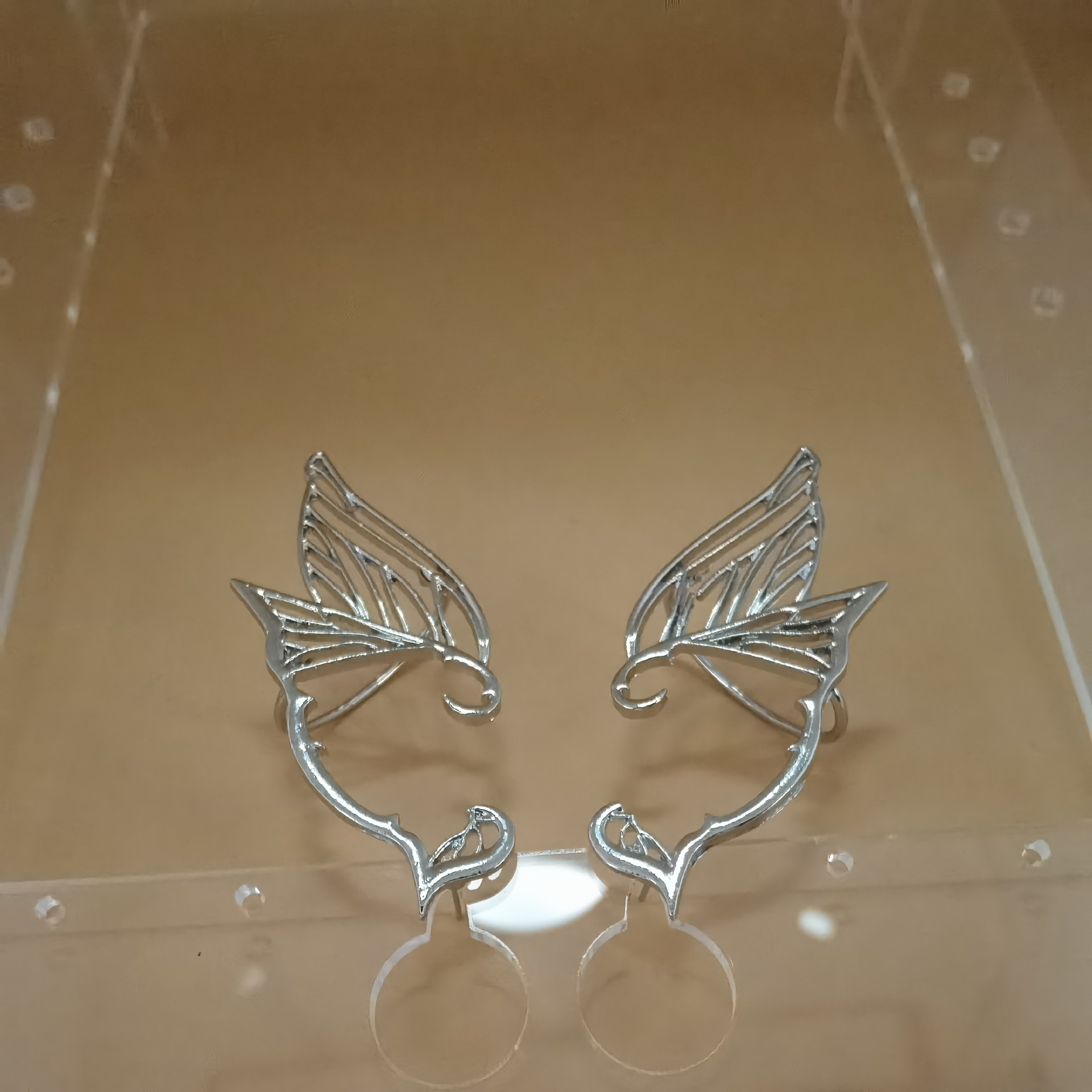 Coppia di ganci auricolari Yx50, bianco k
