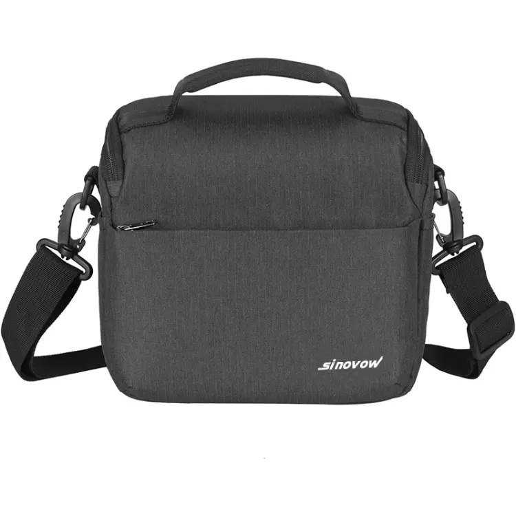 Bolsa de ombro portátil durável para câmera DSLR acolchoada à prova d'água, bolsa de proteção para fotografia e vídeo