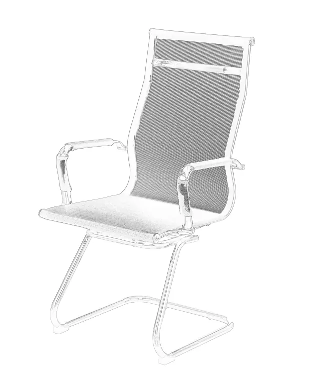 Venta al por mayor de tela de malla negra sillas de oficina ergonómicas de respaldo alto silla de oficina en casa silla ejecutiva