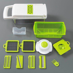 Çok fonksiyonlu mutfak sebze kesici manuel 7 in 1 dilimleme çevrimiçi plastik meyve patates soyucu sebze kesicisi rende dilimleme - Product Image 6