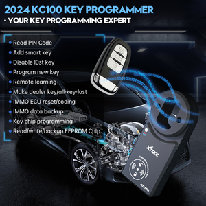 NEUER XTOOL KC100 Auto Key Programmer Arbeiten mit Diagnose tools IMMO ECU Coding ADD Learning