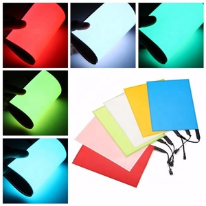 גבוהה בהירות EL Electroluminescent גיליון EL LED אור עד פנל el תאורה אחורית גיליון פנל לקישוט