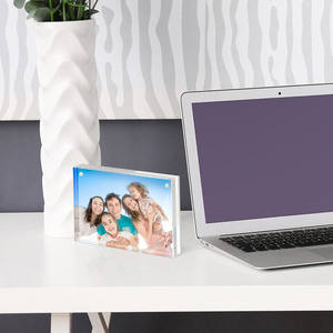 Upgraded Version 2 Side Acrylic Magnetic Photo <strong>Frame</strong> Clear <strong>11x17</strong> 8.5x11 8x10 6x8 5x7 4x6 Inches Sizes Frameless Picture <strong>Frame</strong> - Product Image 5