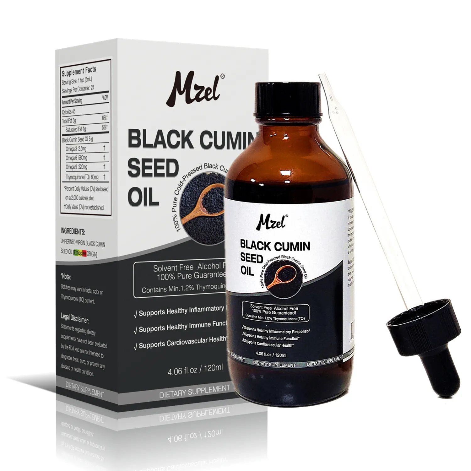 Aceite de semilla negro prensado en frío puro, Etiqueta Privada, aceite de semilla orgánico Premium de comino Nigella Sativa