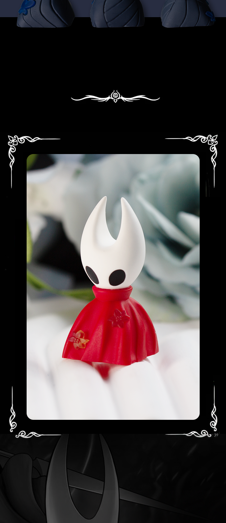 Tecla Personalizada Hollow Hornet-can De Anime – Figura Hueca De Resina Para Teclado Mecánico, Compatible Con Ejes Cruzados, Diseño De Silksong, Ideal Para ESC Y Teclas De Flechas