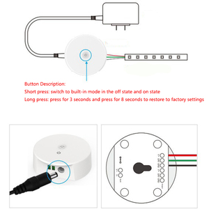 Controlador remoto Dc5v 12V 24V 48V UFO Led Pixel Light SPI RGB RGBW controlador Wifi App controlador para luces permanentes al aire libre - Product Image 4