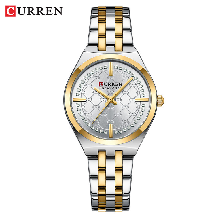 Gold and white surface