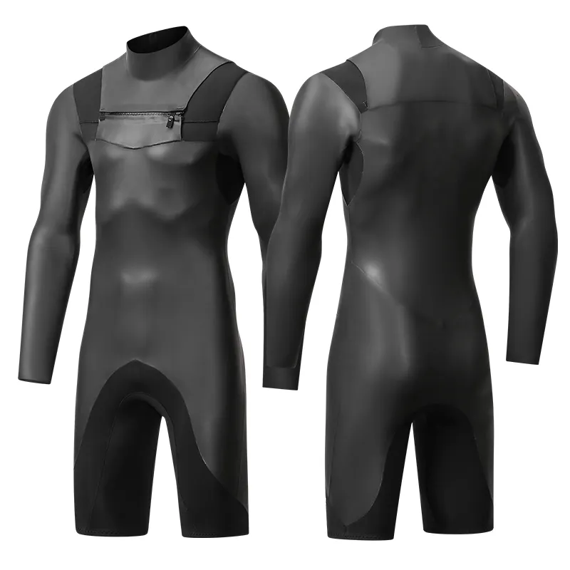 Sbart terno de neoprene para mergulho, pele suave de neoprene fita de 3/2mm 4/3mm para mergulho com zíper e manga longa, curta e personalizada