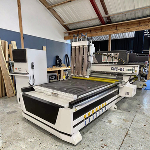 Máquina enrutadora CNC TOHAN 3D, Panel plano de 1 eje, sistema de Control SYNTEC RICHAUTO, bomba de engranajes de Motor ATC, componentes de núcleo de motor equipados - Product Image 1