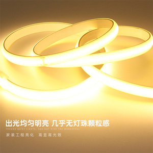 RGB Strip Flex Light High Temperature Resistant 85C 150C Steam Room 12V 24V 240 <strong>Leds</strong>/m IP67 COB RGB <strong>LED</strong> Strip for Sauna Room - Product Image 2