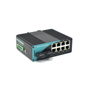 Wanglink 8 Port Industrial Grade PoE Switch 10/100Mbps 8 RJ45 Porta Ethernet com 2 SC/SFP Conversor De Mídia De Fibra Para Câmera De Cctv