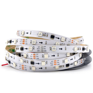 Ip20外部WS2811 ICフレキシブルスマートリモコンSmd5050カラフルランニングRgb 12v LEDストリップライトプログラム - Product Image 4