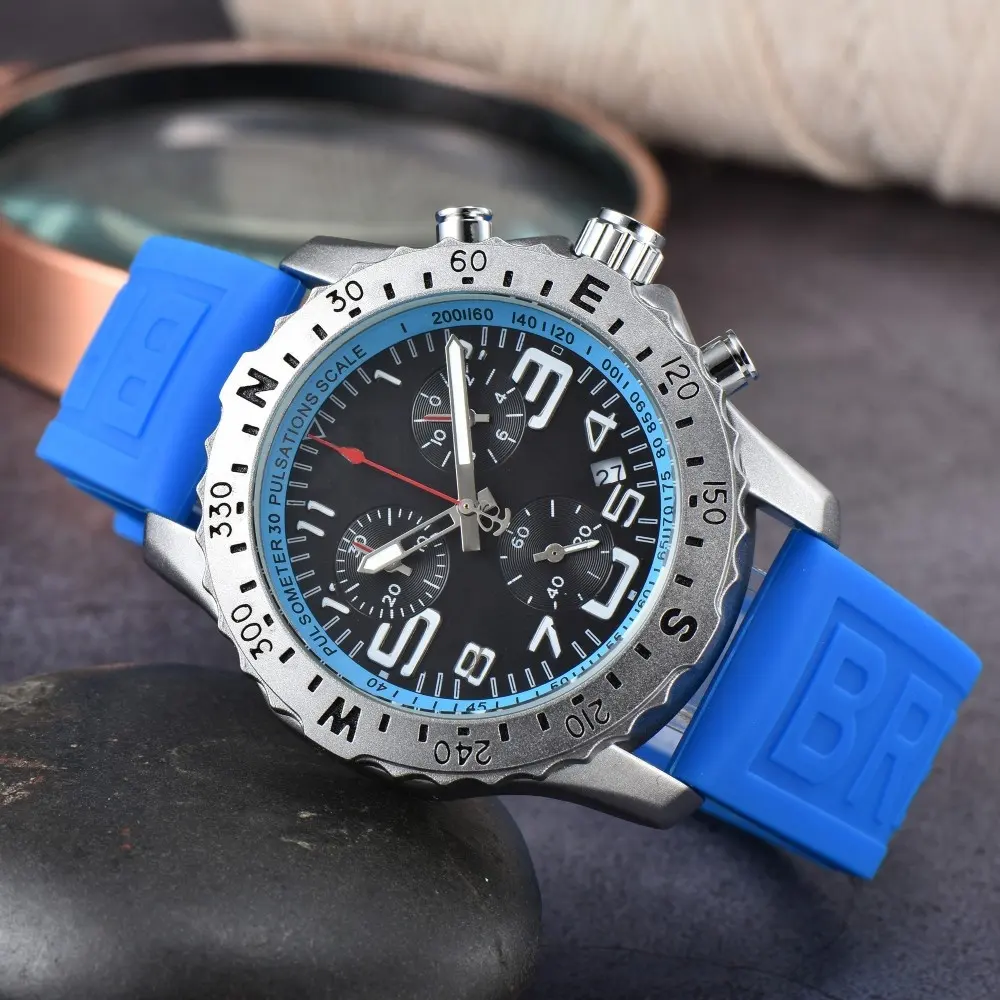 Nuovo arrivo bracciale gioielli Endurance Pro cronografo cinturino in Silicone 6 aghi multifunzione orologio intelligente al quarzo per uomo