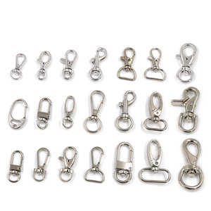 20Mm Rose HK Kim Loại Clasp Bán Buôn Mini Thép Không Gỉ Kẽm Hợp Kim Triger' 18Mm Vàng Tôm Hùm Xoay Đôi Đầu Quay Snap <span class=keywords><strong>Hook</strong></span> - Product Image 1