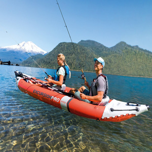 Chất lượng sang trọng lớn đôi 2 người foldsble câu cá xuồng ba lá cao su Inflatable Thuyền chạy nước rút xuồng/Kayak Kayak sông thuyền chèo thuyền - Product Image 1