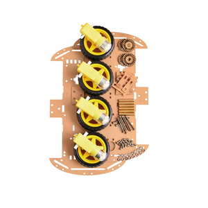 <strong>4WD</strong> Smart <strong>Robot</strong> Car Chassis model with Gear Motor diy robotic kit box for <strong>Arduino</strong>