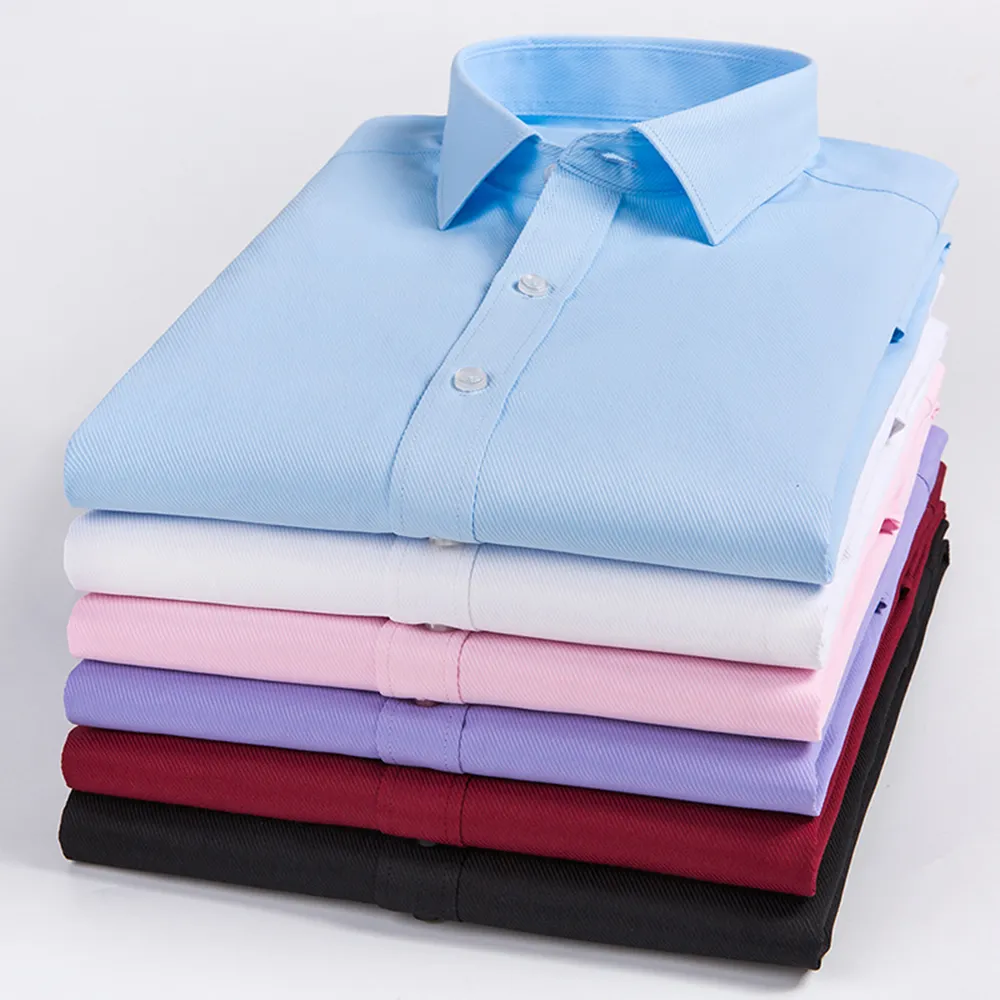 Hoge Kwaliteit Hoge Klassieke Cutstomized Multicolor Katoenen Heren Overhemden Op Maat