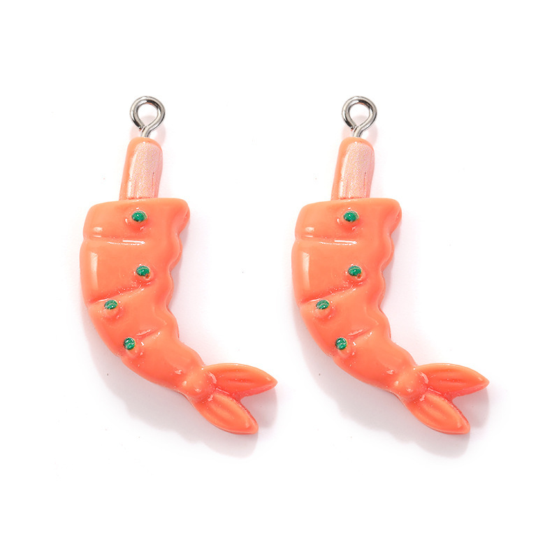 Brochettes de queue de crevette colorées - 0239*15*6mm 1,6g