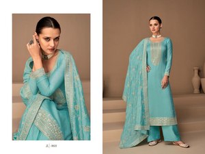 Royal Export Designer Crush Dupatta Salwar Suit Pure Slub with Embroidery Diamond Work Weddings <strong>Pakistani</strong> Style - Product Image 3