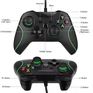 360 Gamepad con cable USB Joystick Game Controller Double Shock para XBOX360 Game Console PC Computer Gamepad Controller al por mayor