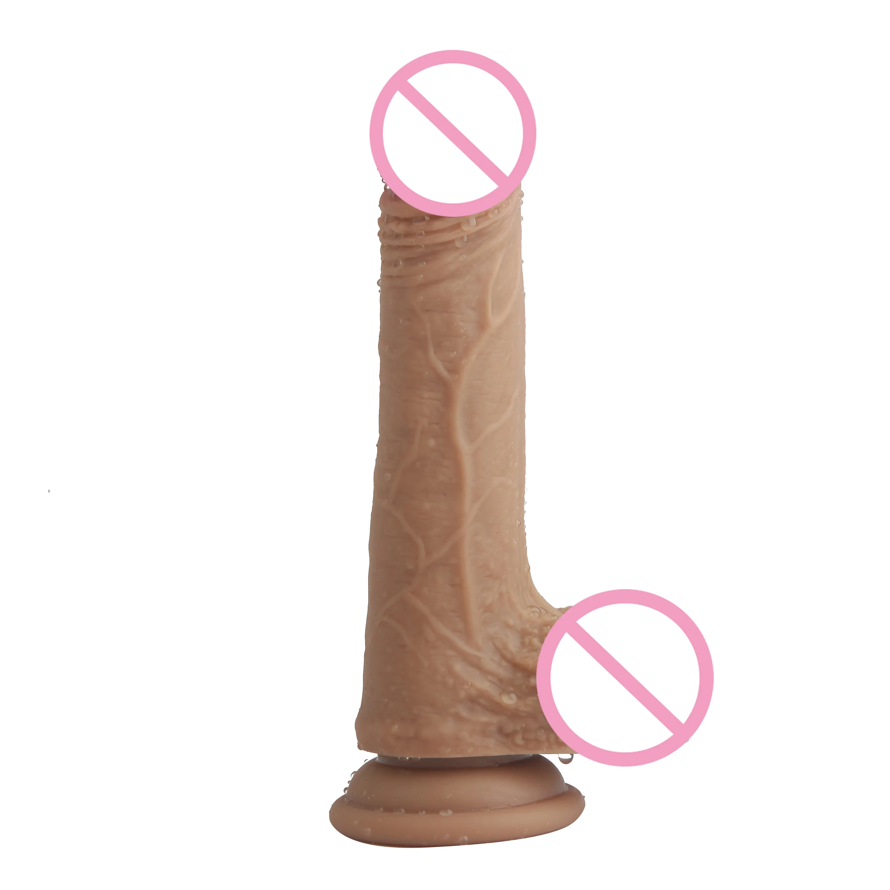 Dildo di gomma Vagina ventosa in Silicone per adulti pene masturbazione Dildo per le donne enorme realistico