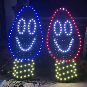 WS2811 12mm Digital RGB LED Pixel Light modulo Pixel LED indirizzabile individualmente IP68 impermeabile DC 5V 50 pz - Product Image 5