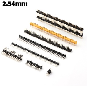 2.54mm 2-40p 40pin Male Pin <strong>Header</strong> Right Angle Male Dip Double Rows Pin <strong>Header</strong> 2.54 Pitch 254mm Smt Pin <strong>Header</strong> <strong>Connector</strong> - Product Image 3
