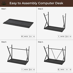 Multifunction <strong>Computer</strong> Desk Gaming <strong>Table</strong> Designed Home Office TableCheap Reversible Desk With Drawer Corner Desk - Product Image 6