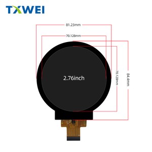 Modulo tattile capacitivo tip TFT LCD rotondo con interfaccia <span class=keywords><strong>MCU</strong></span> RGB MIPI