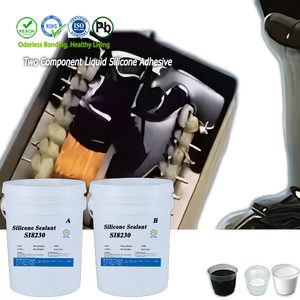 Two-component Thermally Conductive Insulating <strong>Low</strong> <strong>Viscosity</strong> Black <strong>Silicone</strong> Potting <strong>Sealant</strong> for Large Working Machines