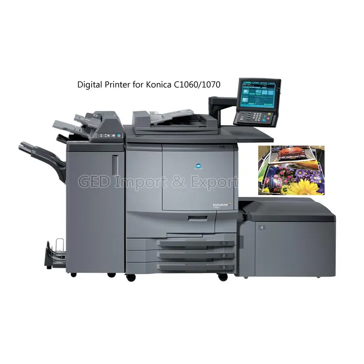 Guangzhou Fotocopiadora Used Color Laser Printers Konica Minolta C1070 C1060 Digital Duplicator Scanner A3 Occasion Copiers