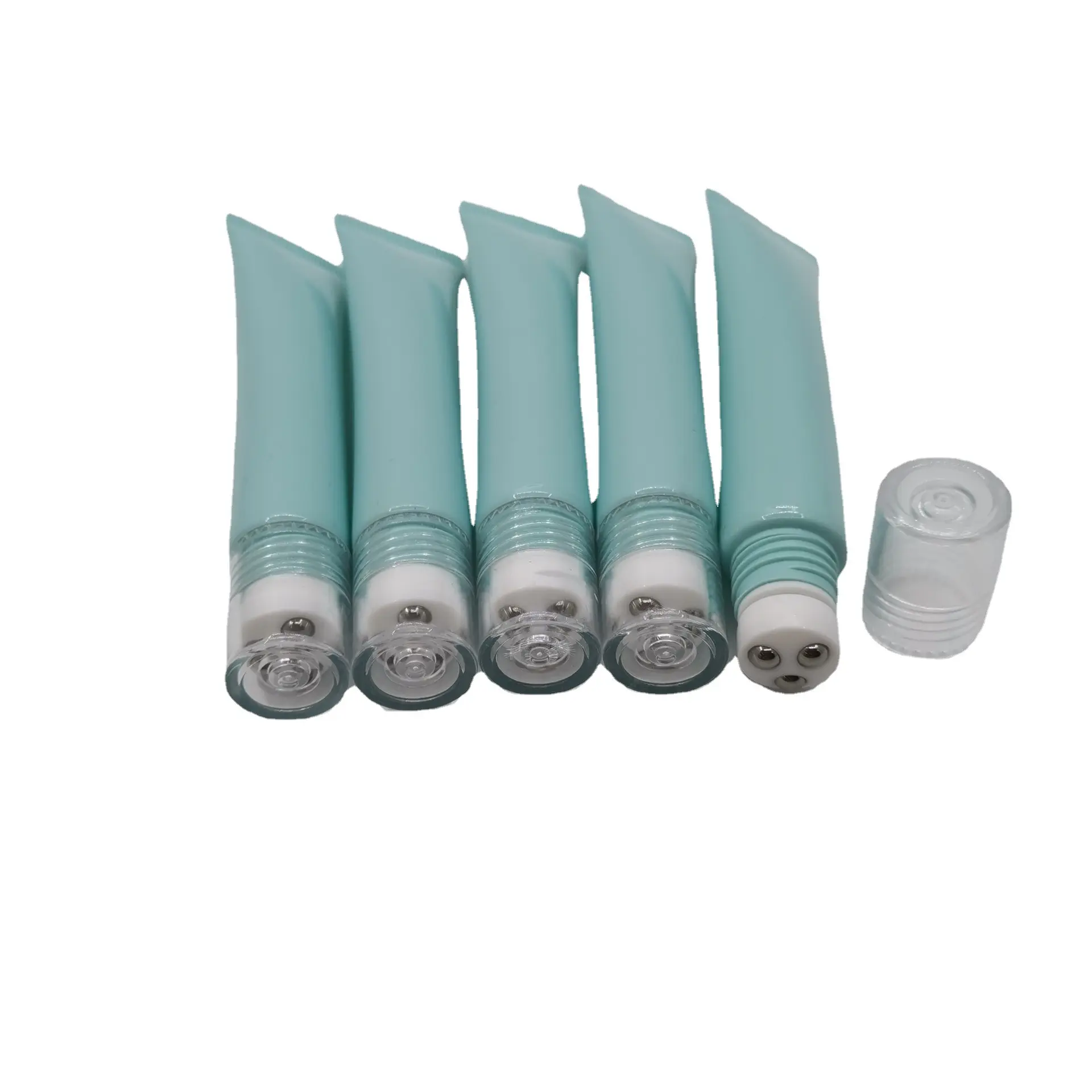 Empty plastic container cosmetic bule 20ml squeeze tubes for soft tube for skin care eye cream packaging tubes