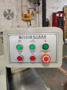 MJ153 otomatik kenar kesme alt düz çizgi tek rip testere tablosu - Product Image 2