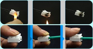 Kaixiang Fabricante Suministro Push-on Bloque de terminales 2 pines Conectores de cable eléctrico CH2 Juego de terminales de cable de bloqueo de empalme rápido - Product Image 3