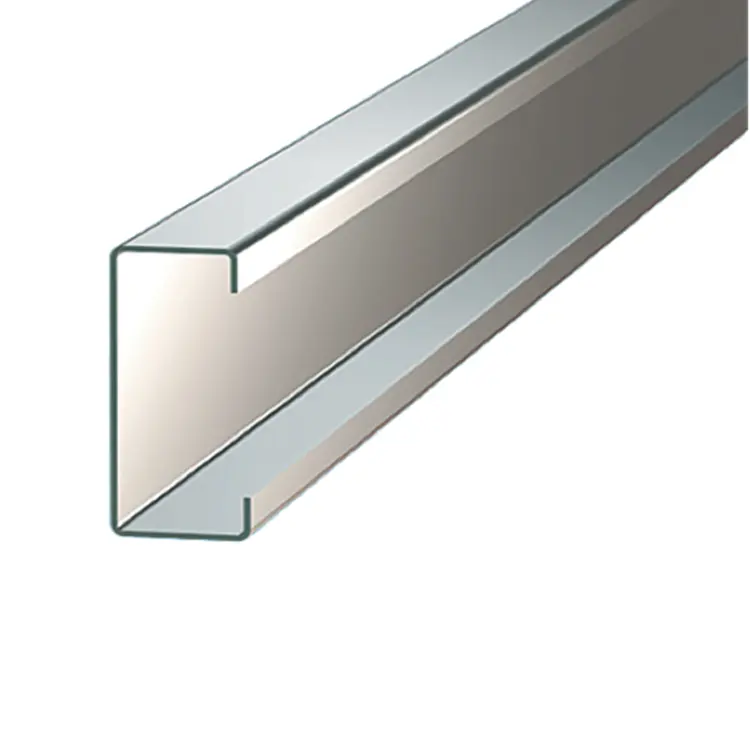 Plain Steel C Channel Oem Tipo Unistrut Precios de fábrica