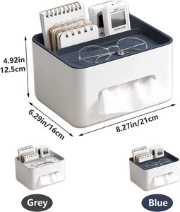 Hộp Đựng Khăn Giấy Hình Chữ Nhật Hộp Đựng Khăn Giấy Trang Trí Để Bàn Từ Xa Hộp Đựng Khăn Giấy Đa Năng - Product Image 3