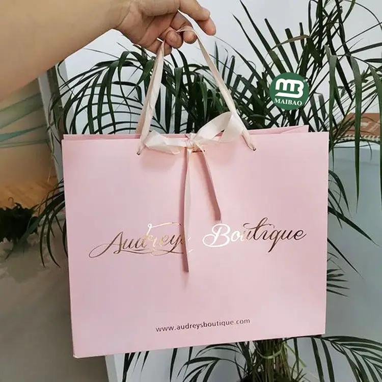 Borse Boutique personalizzate per lo Shopping al dettaglio con stampa di lusso, sacchetti di carta per imballaggio regalo di nozze di gioielli con il tuo Logo, sacchetto di carta