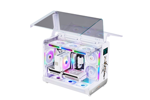 Estuche personalizado de Hurricane Beast para PC de juegos, torre de vidrio templado MATX/ITX torre de computadora de escritorio con pantalla digital - Product Image 2