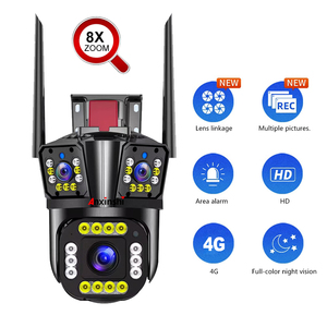 Anxinshi CctV3レンズIP66防水6MPワイヤレスカメラWiFiPTZネットワークカメラ