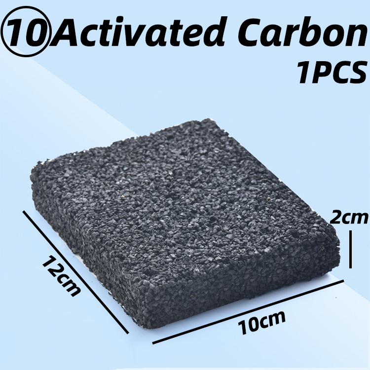Carbon-12x10x2cm activé (1PCS)